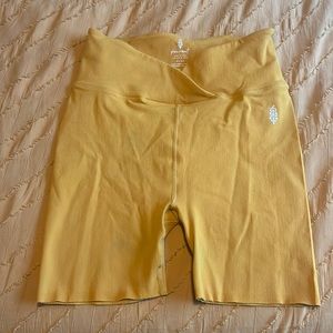 Free People Criss Cross Biker Shorts